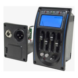 Captador Lc5 Pre Amp Equalizador P/ Violão Com Afinador Lc-5