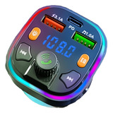 Car Mp3 Player Dual Usb Carregador Rápido Fm Bluetooth 5.0
