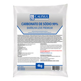 Carbonato De Sódio 99% - Barrilha Leve Importada Premium 4kg