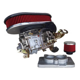 Carburador Brosol 3e Opala 6cc Alc 2ºvac + Base + Filtros Ar