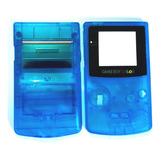 Carcaça Azul Translucido Compatível Game Boy Color Gbc