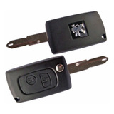 Carcaça Capa Chave Canivete Slim Peugeot 206 207 Hoggar 2bt