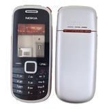 Carcaça Completa Compatível Com Celular Nokia 1661 - Prata