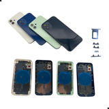 Carcaça Gabinete Traseiro Compativel iPhone 12 + Botões