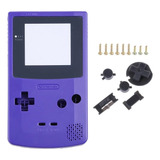 Carcaça Roxo +botões Parafusos Compatível Game Boy Color Gbc