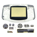 Carcaça Shell Game Boy Advance Gba Botoes Parafusos Adesivos