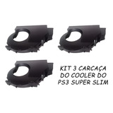 Carcaça Suporte Plástico Para Cooler Ps3 Super Slim 3 Peças