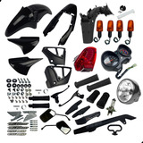Carenagem Completa Cg 150 Titan 2004 A 2008 Preta Wester