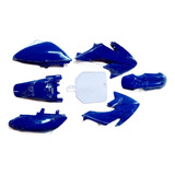 Carenagem Mini Moto Cross 100cc - Vermelho/azul/amarelo