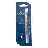 Carga Original Crown Azul Esferográfica Padrão Parker 14007a