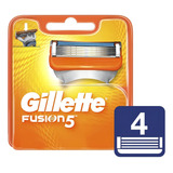 Carga Para Aparelho De Barbear Fusion5 4 Unidades Gillette