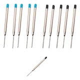 Carga Para Caneta Tipo Parker E Crown Kit Com 10+1un Brinde