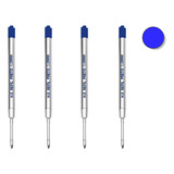 Carga Para Canetas Refil Metal - Tipo Parker E Crown 4 Unids