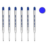 Carga Para Canetas Refil Metal - Tipo Parker E Crown 6 Unids