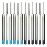 Carga Para Canetas Refil Metal - Tipo Parker E Crown 6 Unids