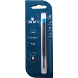 Carga Refil Para Caneta Crown Parker Esferográfica Média
