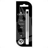 Carga Refil Parker Ca14007 Caneta Crown Azul | Preto 10 Uni.
