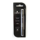 Carga Refil Roller Caneta Crown Preta Ca22007p