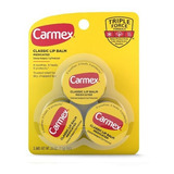 Carmex Classic Lip Balm Com 3 Medicated (7,5 Gramas Cada)