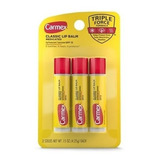 Carmex Protetor Labial Lip Balm - Bastão Kit Com 3 - Eua