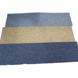  Carpete Retangular Placas Shaw Contract 1mx25cm - Kit 3