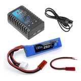 Carregador + Bateria Lipo 2s 7.4v Pistola Airsoft Cyma Aep