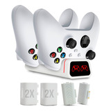 Carregador Compatível Com Xbox One Series S/x + 2 Baterias