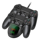 Carregador Controle Ps4 Dual Charge Duplo Dock Super Turbo