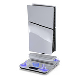 Carregador Dock 4 Portas Usb Para Ps5 Slim Vr2 Base Cooler