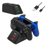 Carregador Duplo Controle Ps4 Dock Suporte Playstation 4 Usb