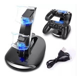 Carregador Duplo Ps4 Playstation 4 Base Dock 2 Controle Sony