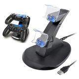 Carregador Duplo Ps4 Playstation 4 Base Dock 2 Controle Sony