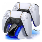 Carregador Duplo Rapido Para Controle Do Ps5 Led Tp5-0583
