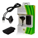 Carregador E Bateria Controle Xbox 360 Feir Fr-302 12000 Mah