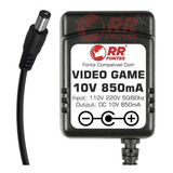 Carregador Fonte Para Video Game Gear Sega 10v 850ma Bivolt