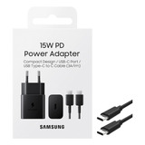 Carregador P/celular Samsung Tipo C Ep-t1510xb 15w Preto