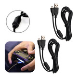 Carregador Para Ps4 Cabo Turbo Energia Controle Manete 2 Uni