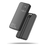 Carregador Portátil Turbo 22.5w Power Bank 10.000mah Universal Externa Cor Preto Inova