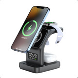 Carregador Sem Fio 5 Em 1 Para iPhone Apple Watch AirPods
