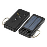 Carregador Solar De Banco De Energia, Bateria Solar Portátil