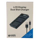 Carregador Usb Bateria Led E Câmera Digital Sony Npf970 