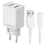 Carregador Usb-c Turbo Fonte 5.1a Carregamento Rápido Compativel Com iPhone Samsung Motorola Xiaomi