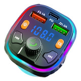 Carregador Veicular Rápido Mp3 Player Usb Duplo, Sem Fio 5.0