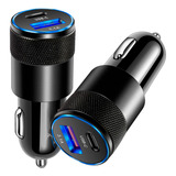 Carregador Veicular Turbo Usb-c Carro 70w P/ Apple iPhone 10