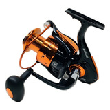 Carretel Molinete Maruri Toro 8000 6bb Direito/esquerdo Color Laranja