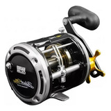 Carretilha Pesca Pesada Drag 9kg Marine Black Max 20 Direito