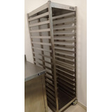 Carrinho Armário Em Inox Para Panificadora E Doceria. Novo 