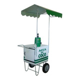 Carrinho De Água De Coco + Serpentina + Toldo