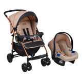 Carrinho De Bebê De Paseio Travel System Burigotto Rio K Travel System Mon Amour Com Chassi De Cor Cobre