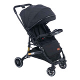 Carrinho De Bebê Passeio Tipo Berço Yougo Preto Maxi Baby 